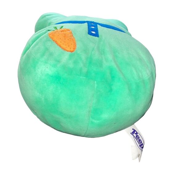 Peeps Plush Bunny Rabbit Easter Baby Nerd Carrot Green Orange Pink Lot of 2 12" - Picture 9 of 14